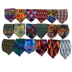 J. Garcia Jerry Garcia Silk Necktie Tie Lot of 35 Limited Edition Grateful Dead